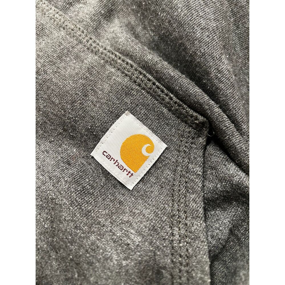 Carhartt mens K121 pullover hoodie 3XL tall heather grey fleece sweatshirt - Picture 7 of 8